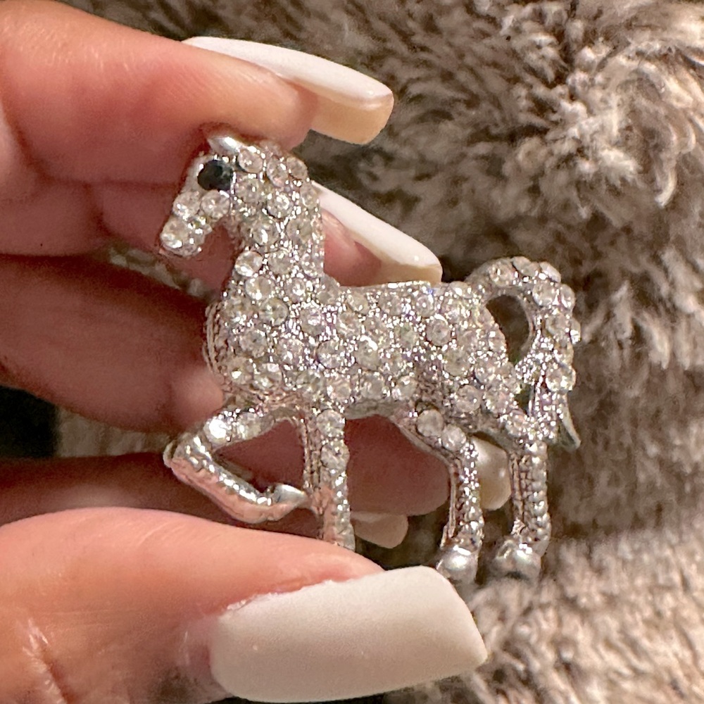 Bling Horse Brooche from London